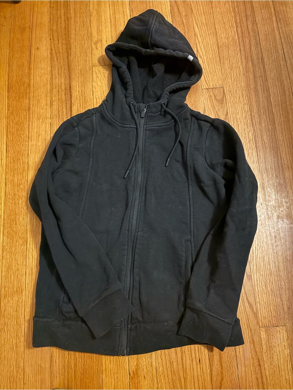 FIGS - black zip up hoodie